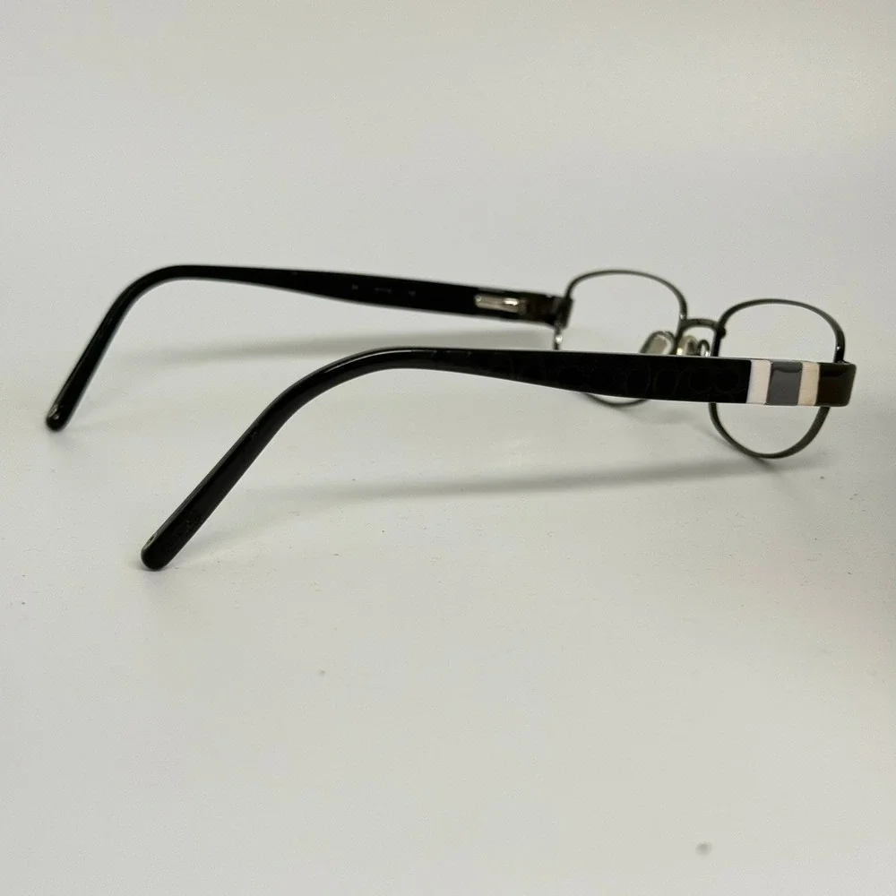 Coach Hope 213 Eyeglasses Dark Gunmetal Oval Frame 51-16-135 H6553